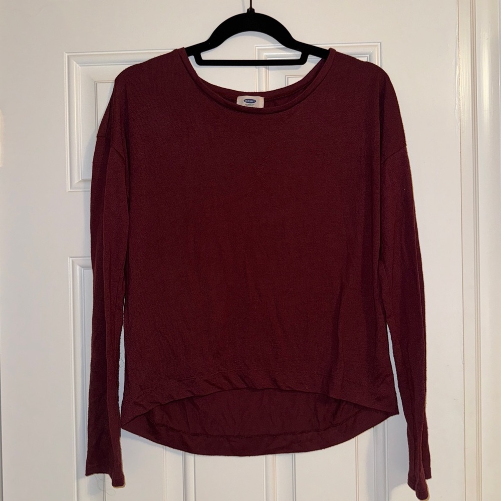 Old Navy Maroon Blouse